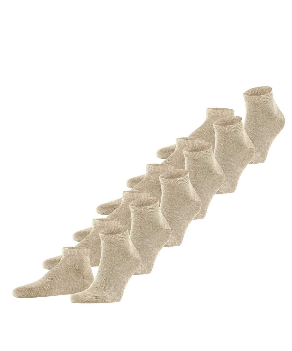 Calzini Uomo Falke Happy 6-Pack Sneaker socks Beige | HZYS63927