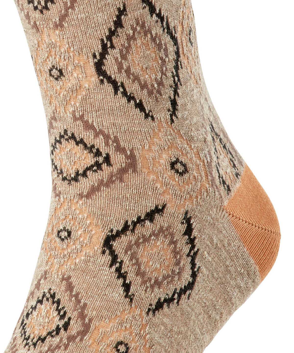 Calzini Uomo Falke Ikat Spell Socks Arancioni | BYTO61024