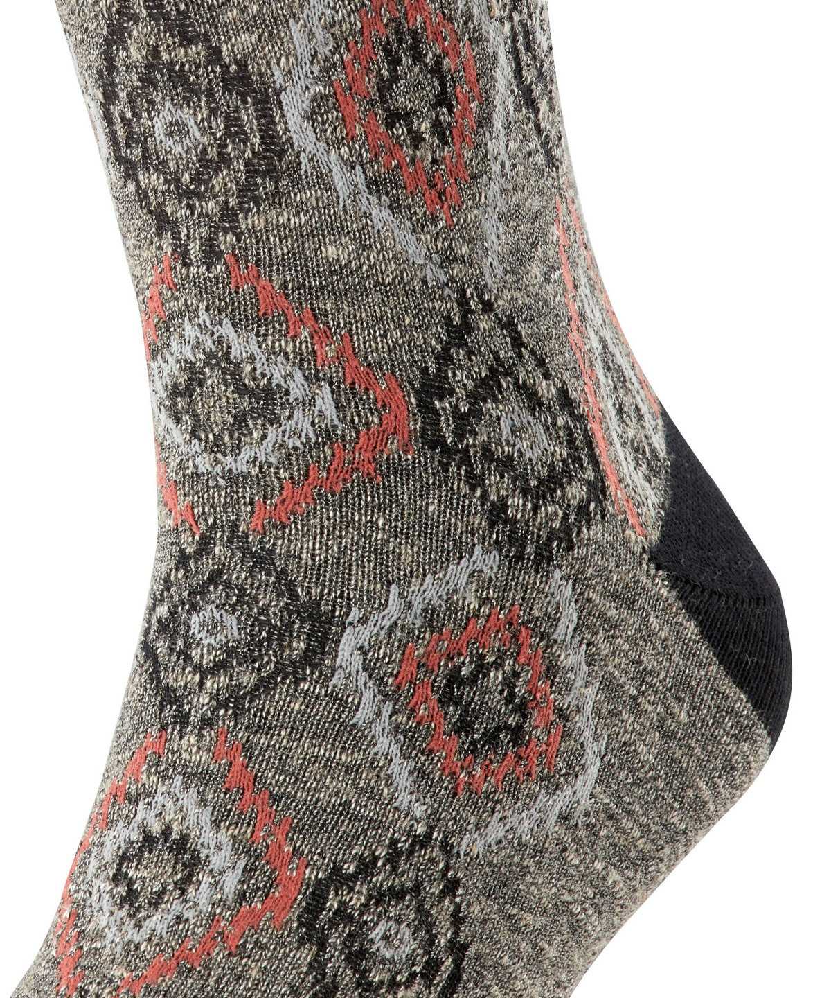 Calzini Uomo Falke Ikat Spell Socks Nere | AMGU74839