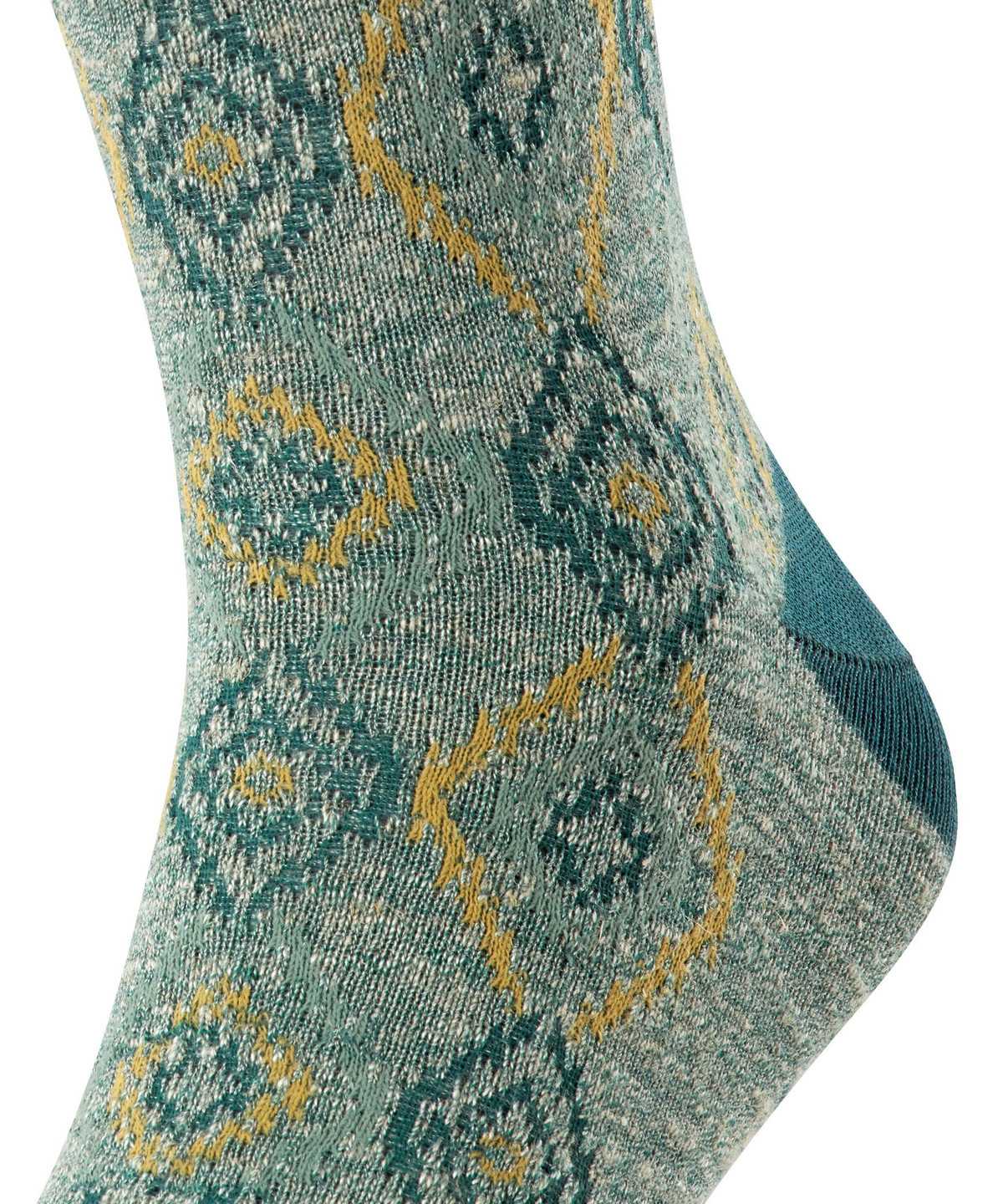 Calzini Uomo Falke Ikat Spell Socks Verdi | IEWV91658