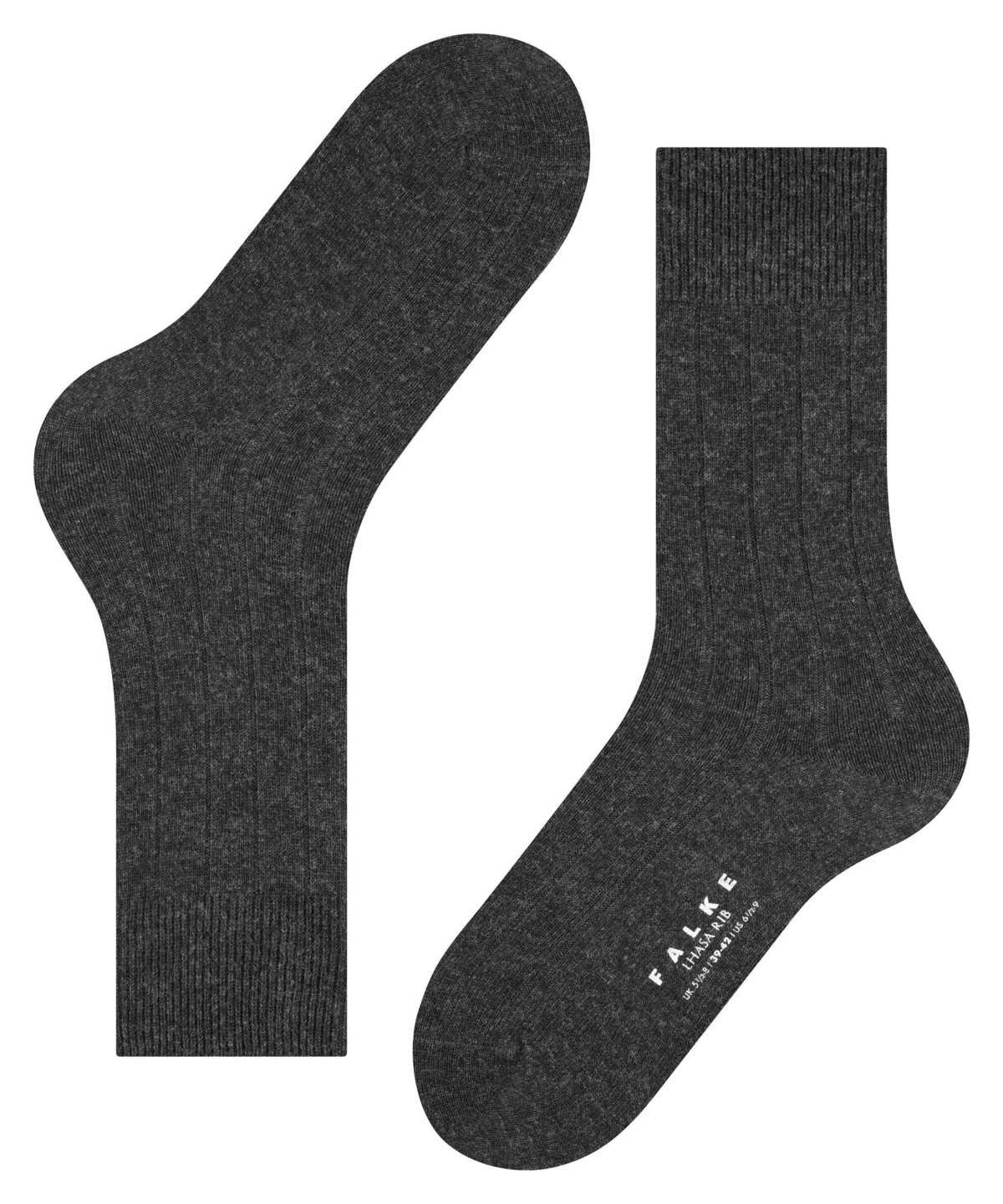 Calzini Uomo Falke Lhasa Rib Socks Grigie | YJIA68194