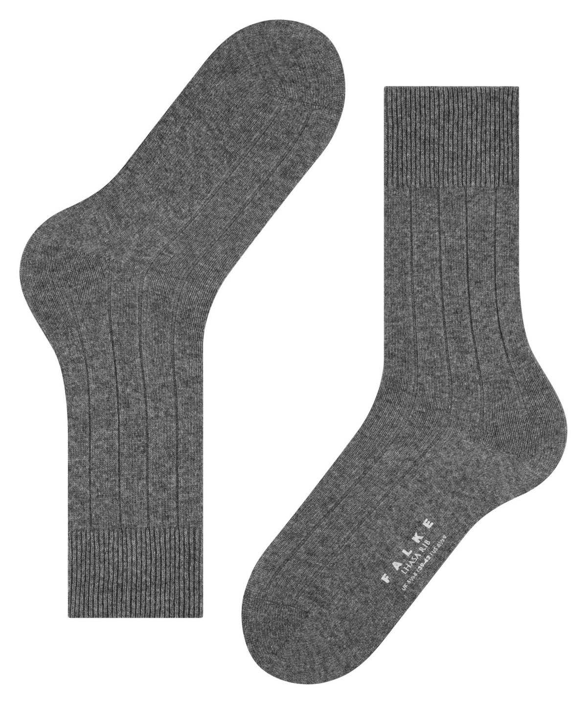 Calzini Uomo Falke Lhasa Rib Socks Grigie | ZPQS38602