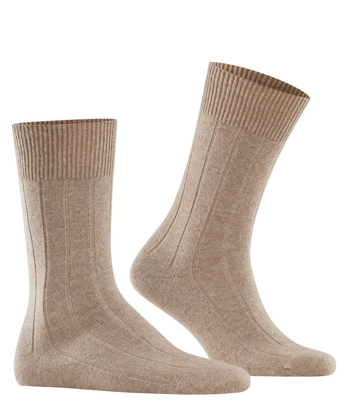 Calzini Uomo Falke Lhasa Rib Socks Marroni | PWXM32786