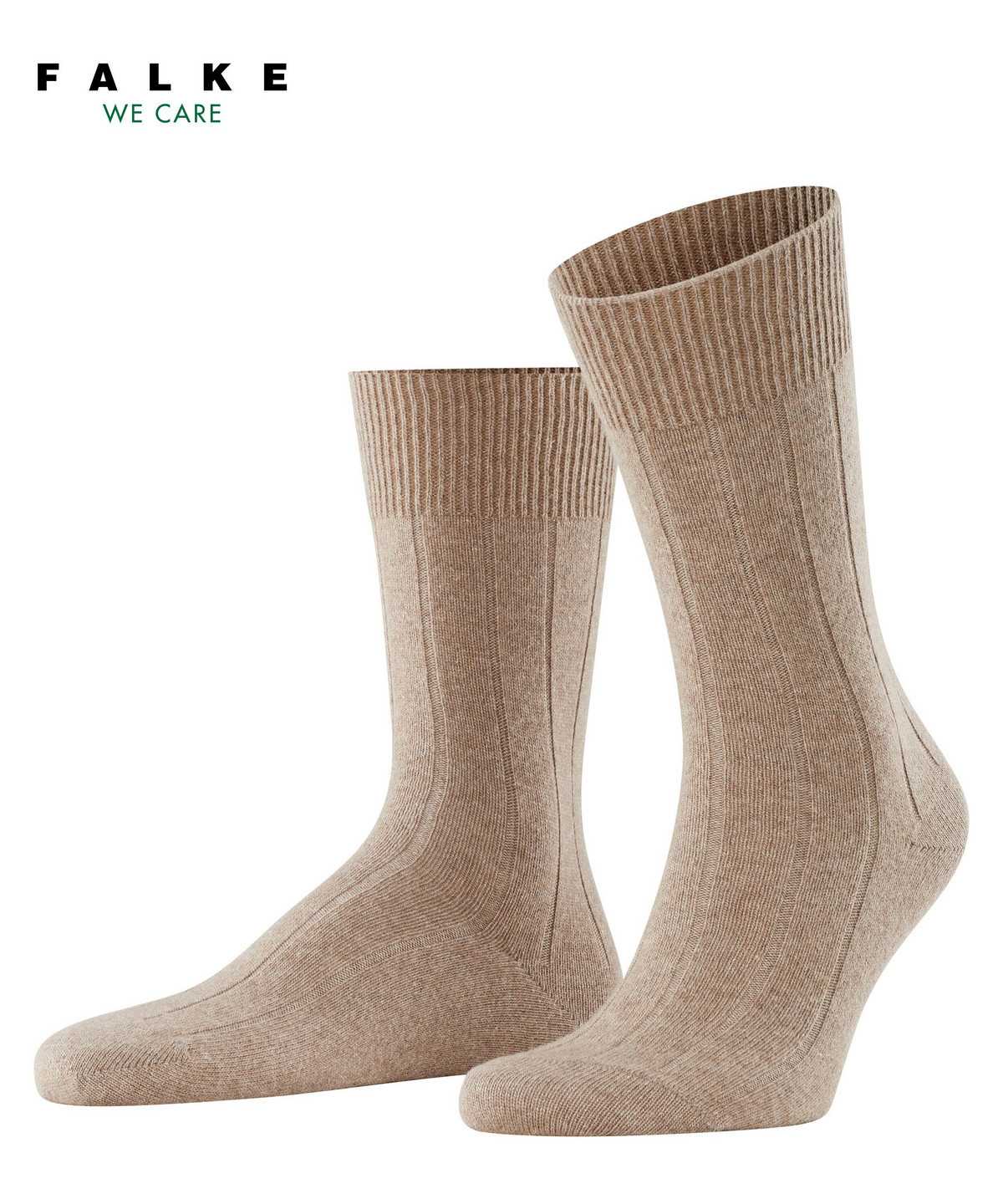 Calzini Uomo Falke Lhasa Rib Socks Marroni | PWXM32786