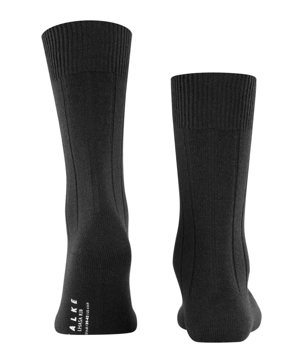 Calzini Uomo Falke Lhasa Rib Socks Nere | QBLW97102