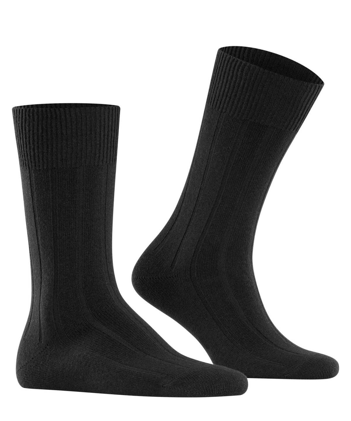 Calzini Uomo Falke Lhasa Rib Socks Nere | QBLW97102