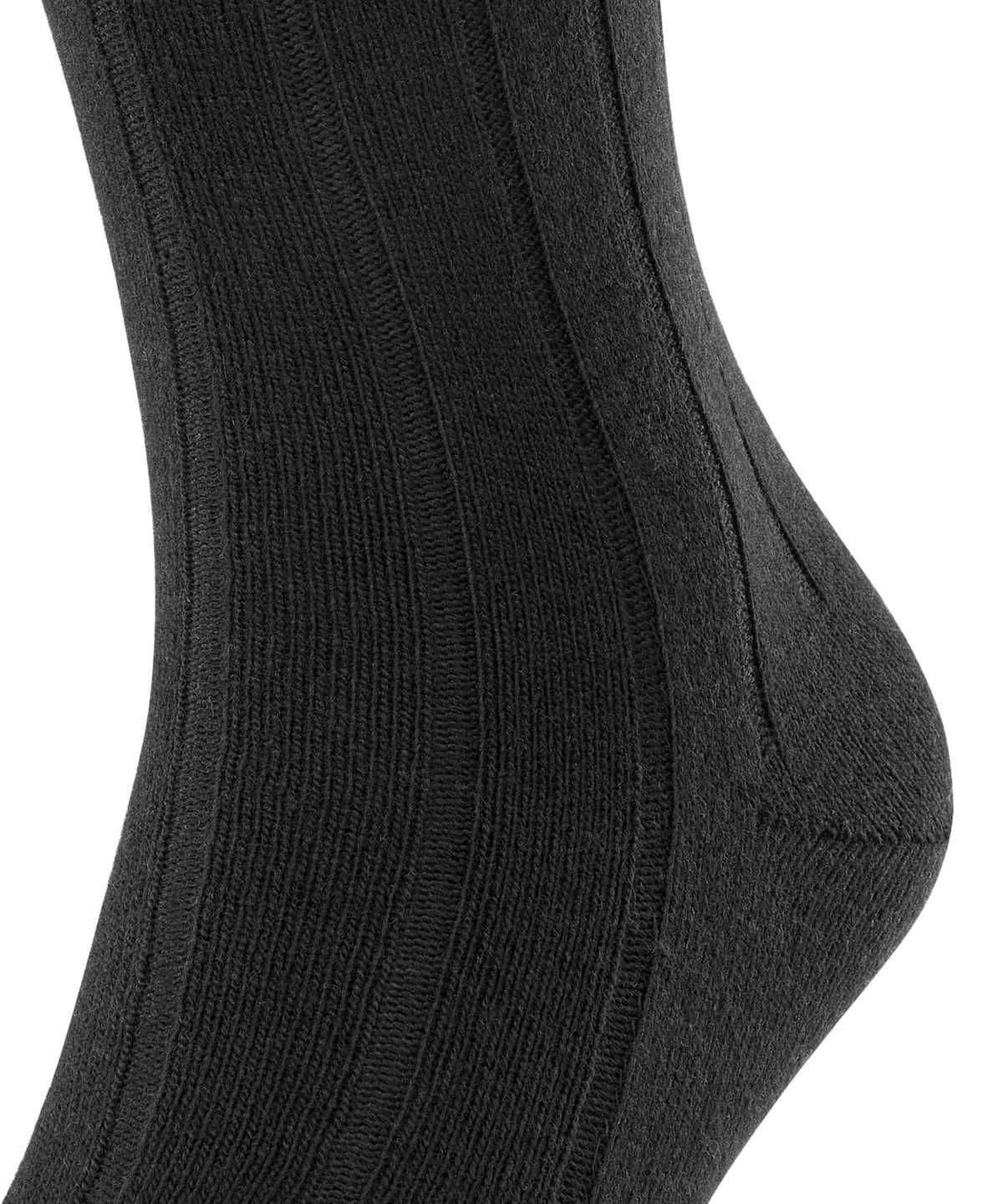 Calzini Uomo Falke Lhasa Rib Socks Nere | QBLW97102