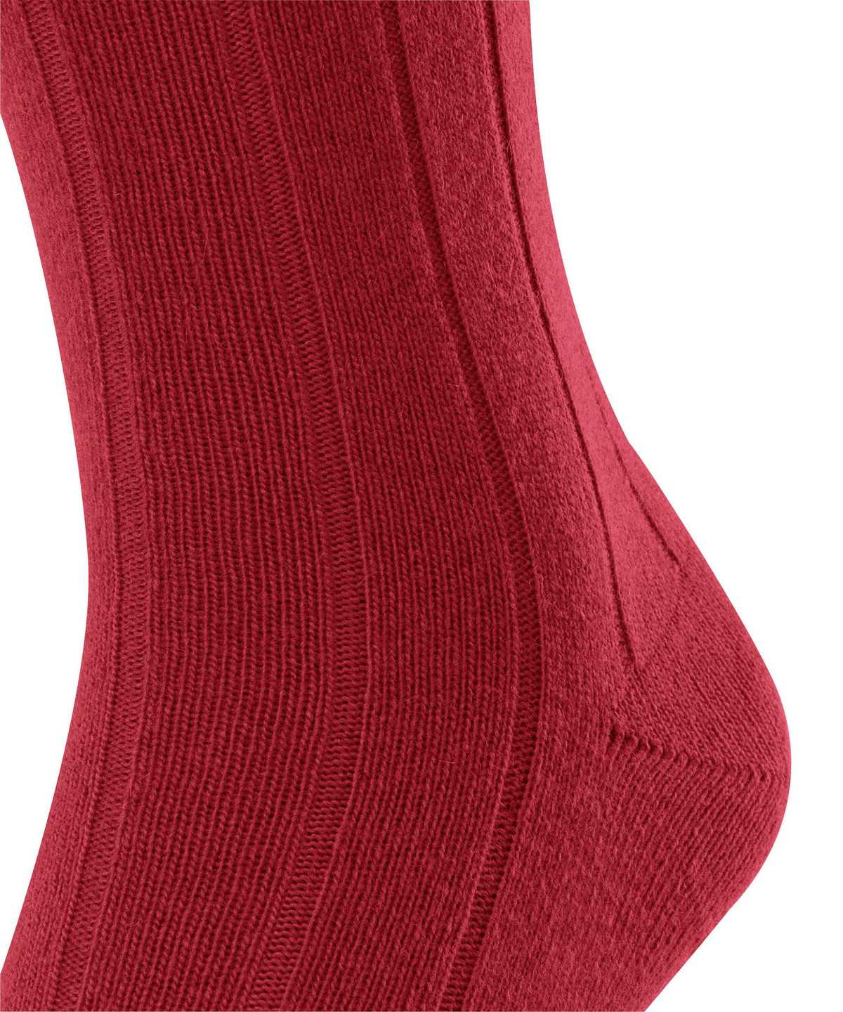 Calzini Uomo Falke Lhasa Rib Socks Rosse | JXWN54702