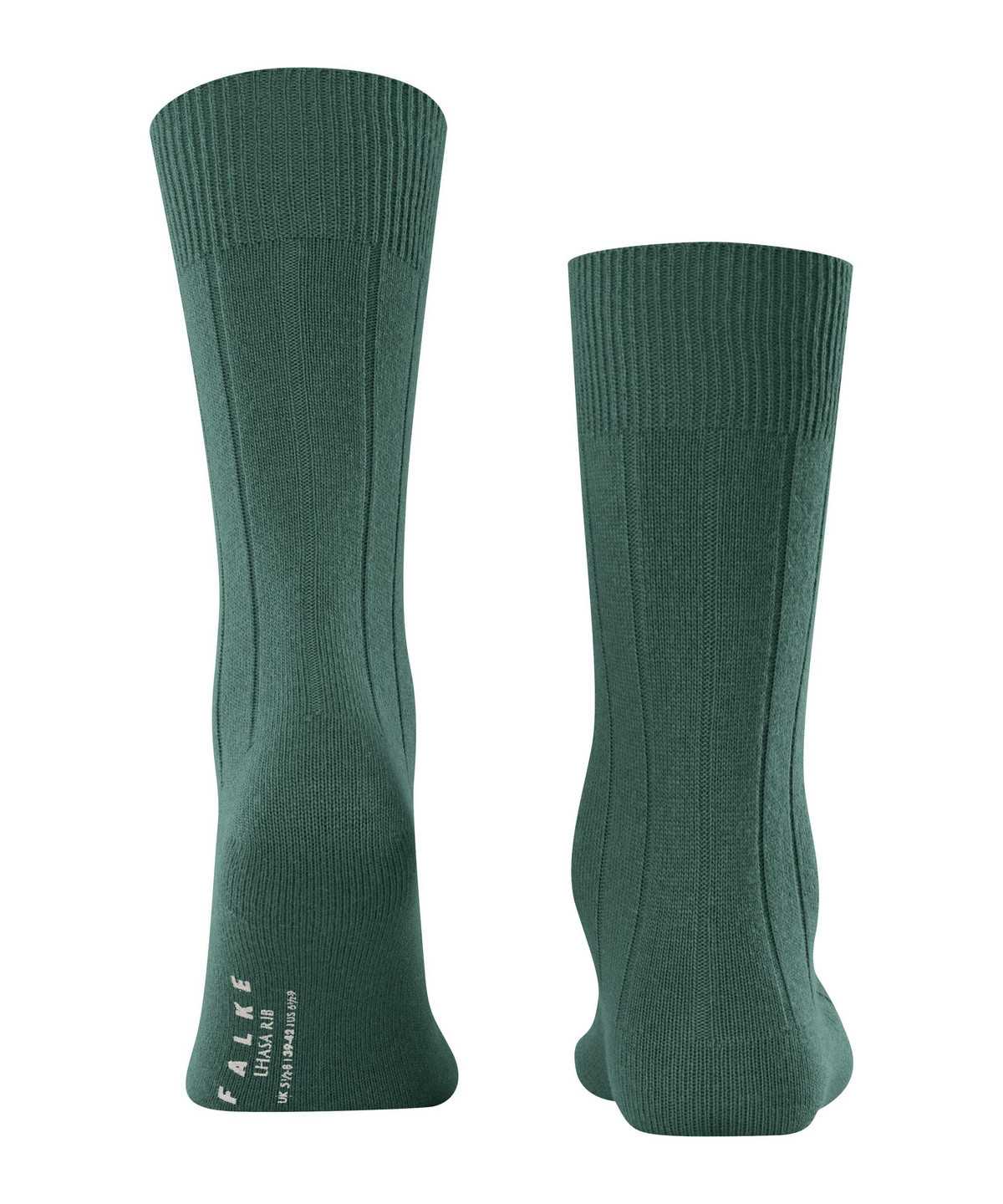 Calzini Uomo Falke Lhasa Rib Socks Verdi | TXHF27634