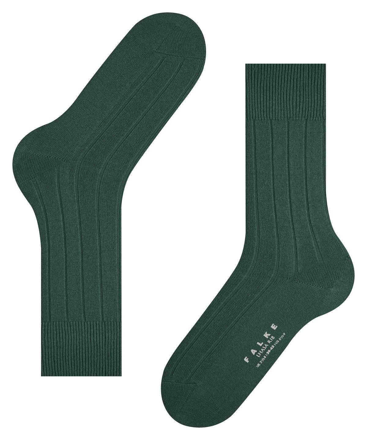 Calzini Uomo Falke Lhasa Rib Socks Verdi | TXHF27634