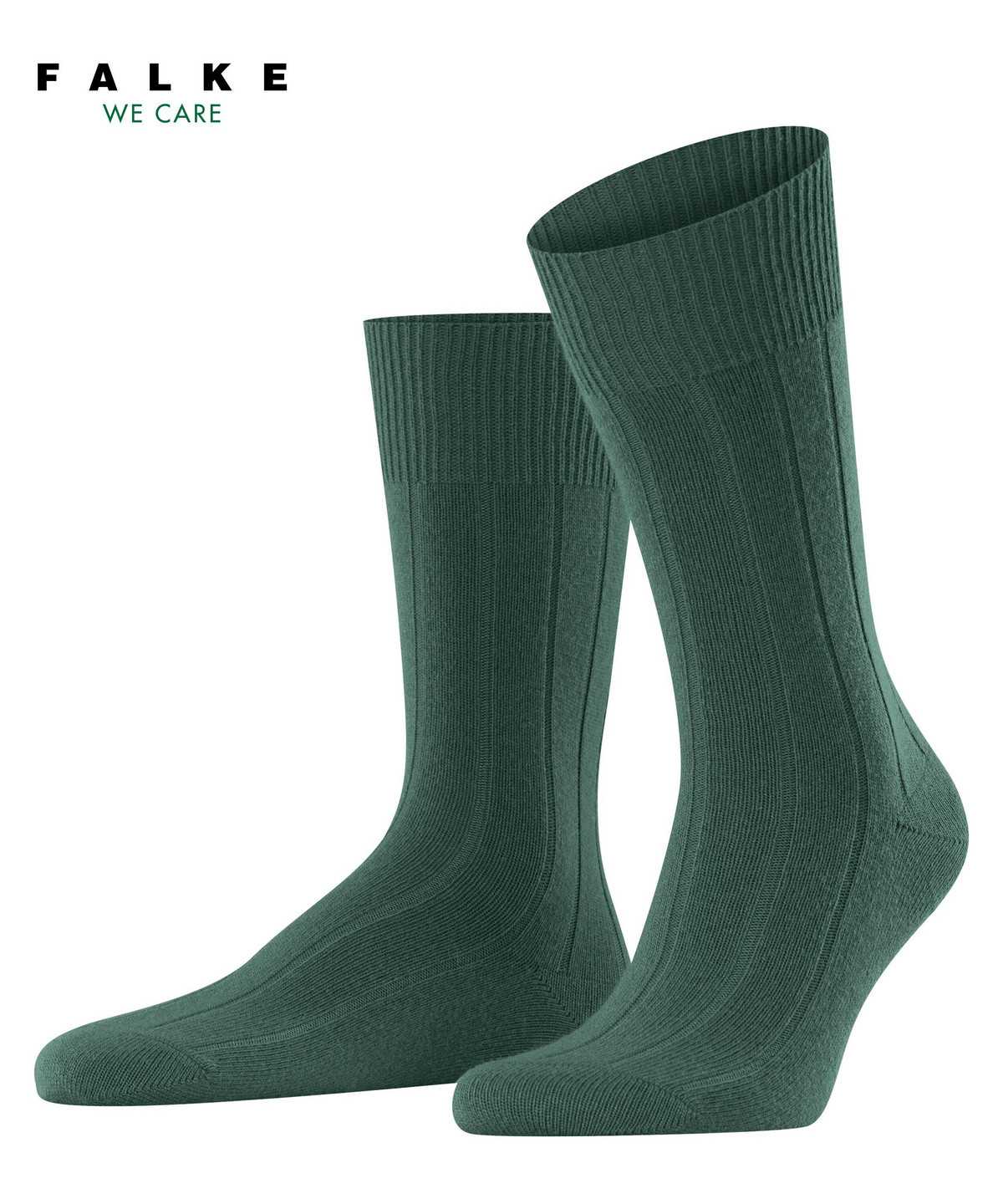 Calzini Uomo Falke Lhasa Rib Socks Verdi | TXHF27634