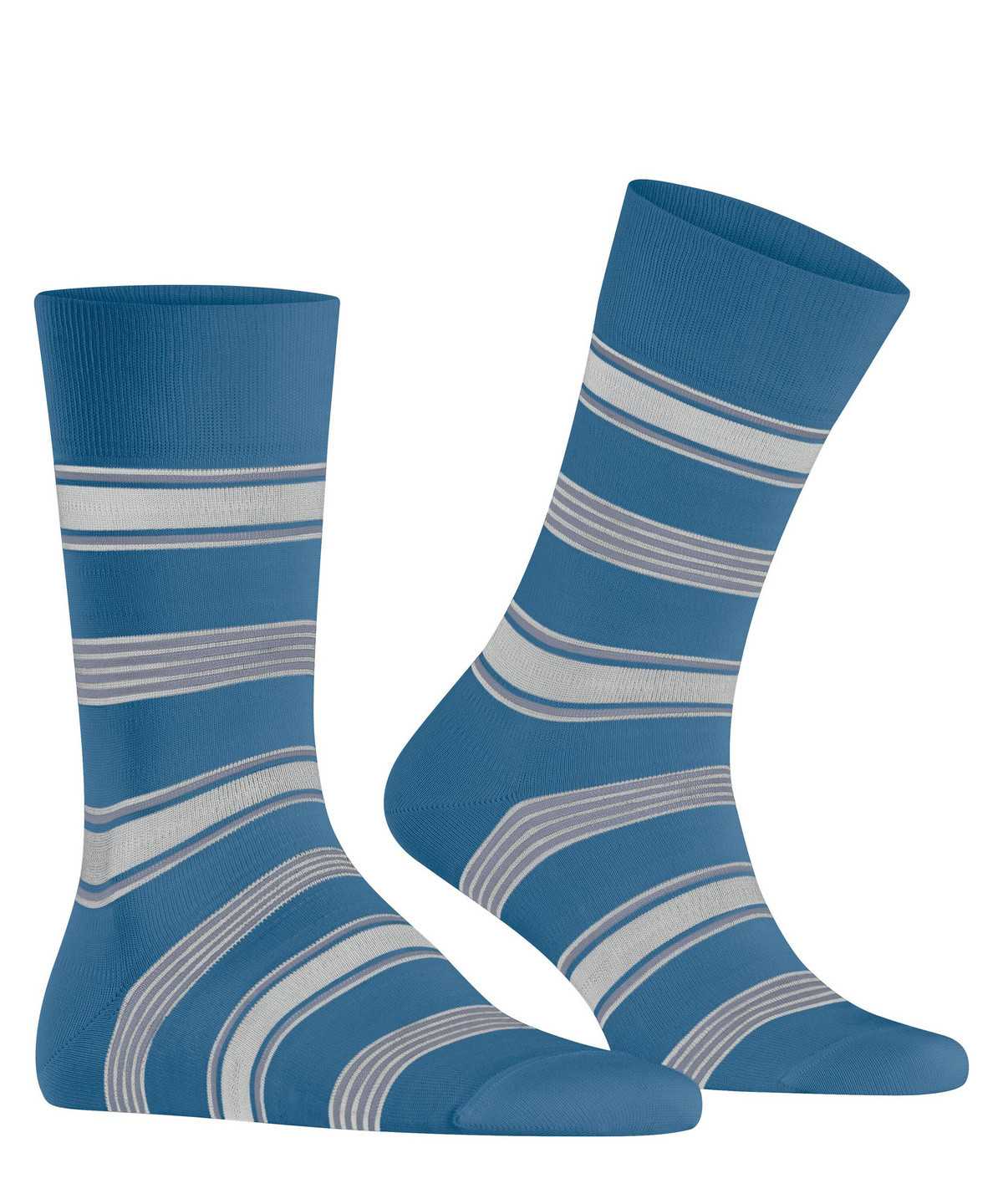 Calzini Uomo Falke Marina Stripe Socks Blu | SKTC53210