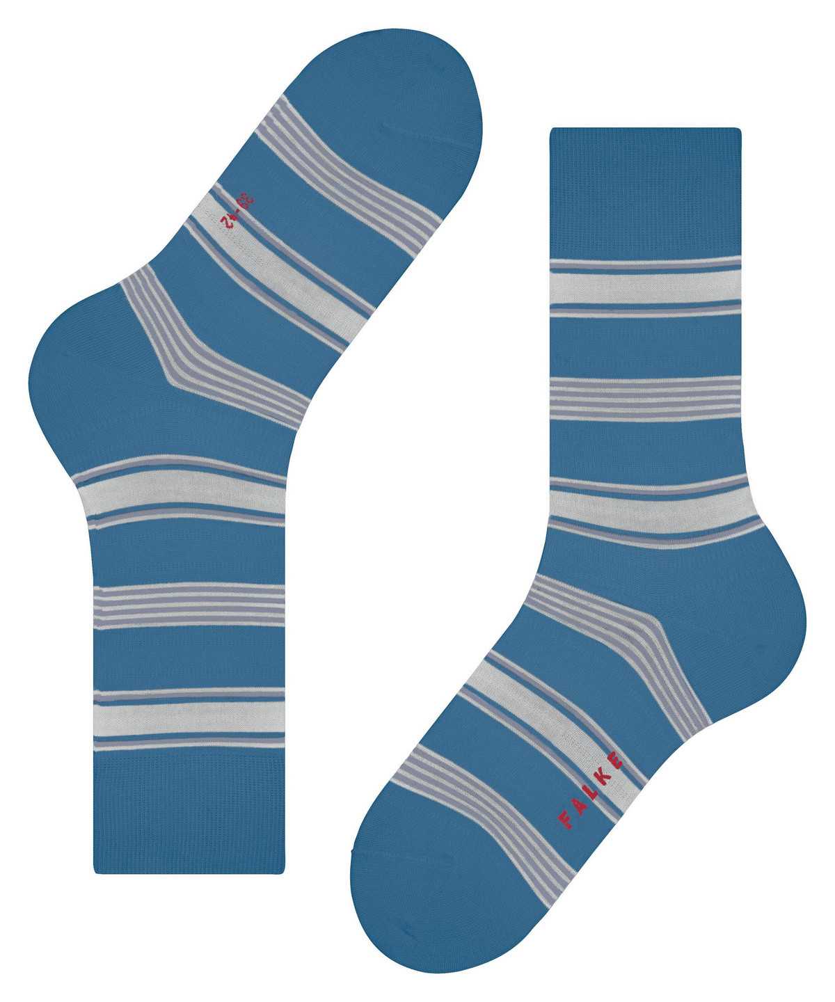 Calzini Uomo Falke Marina Stripe Socks Blu | SKTC53210