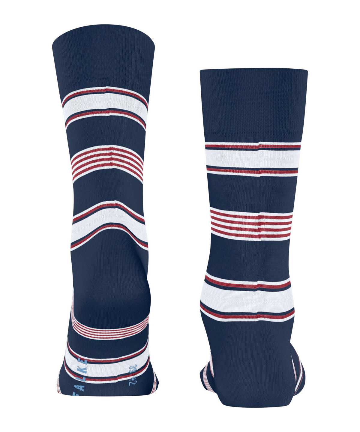 Calzini Uomo Falke Marina Stripe Socks Blu | SKBF49683