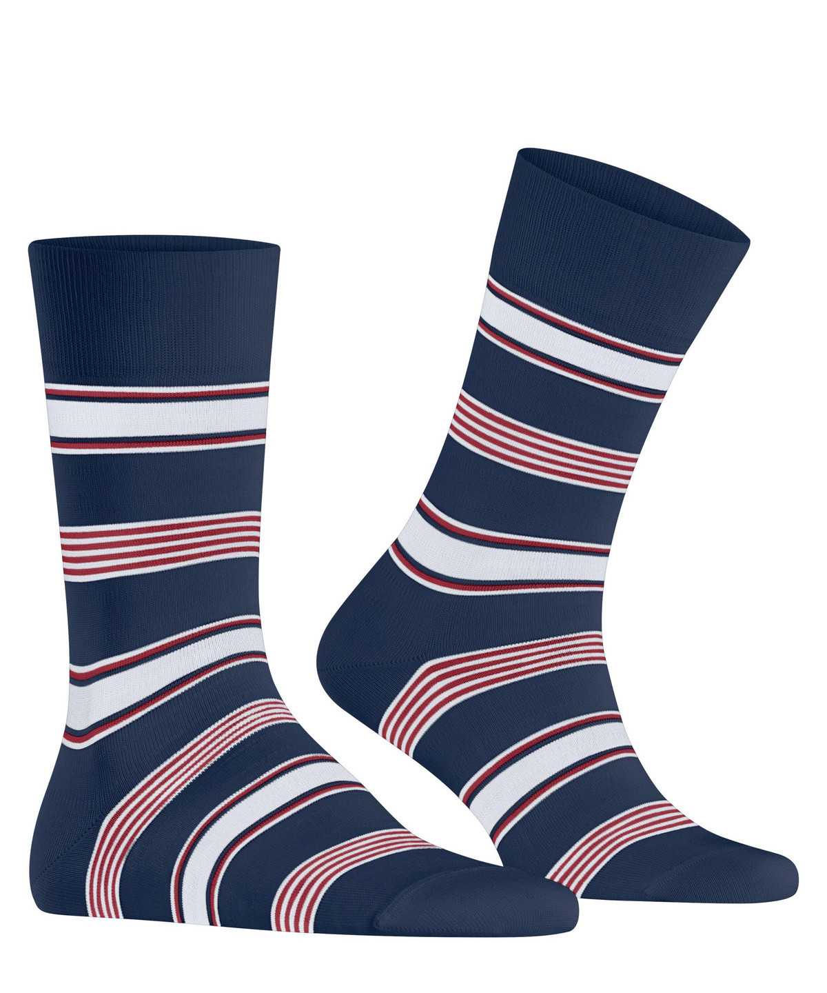 Calzini Uomo Falke Marina Stripe Socks Blu | SKBF49683