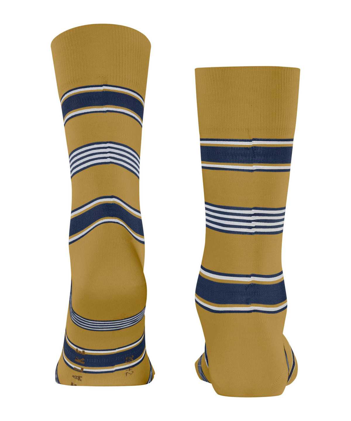 Calzini Uomo Falke Marina Stripe Socks Gialle | GCYD01523