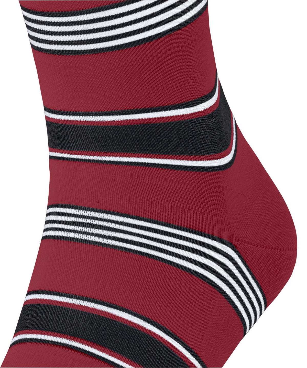 Calzini Uomo Falke Marina Stripe Socks Rosse | UHDQ93612