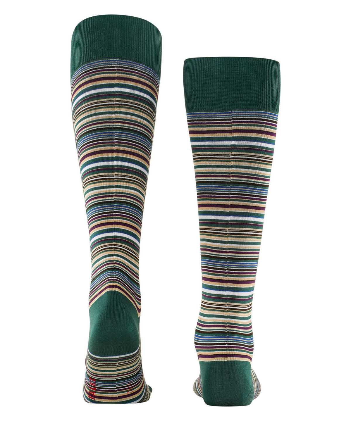 Calzini Uomo Falke Microblock Knee-high Socks Verdi | HATX50279