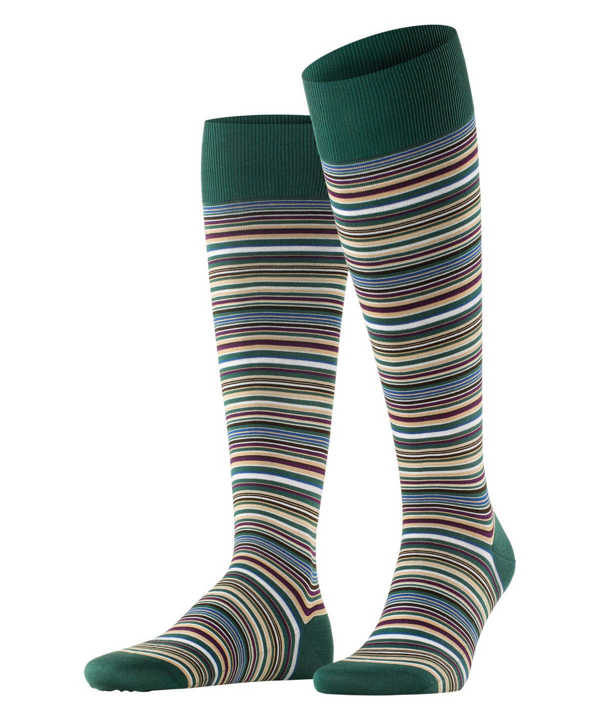 Calzini Uomo Falke Microblock Knee-high Socks Verdi | HATX50279