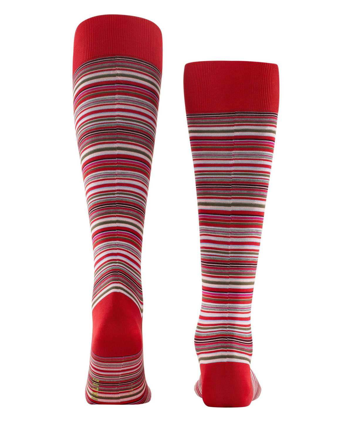 Calzini Uomo Falke Microblock Knee-high Socks Rosse | NRPM49162