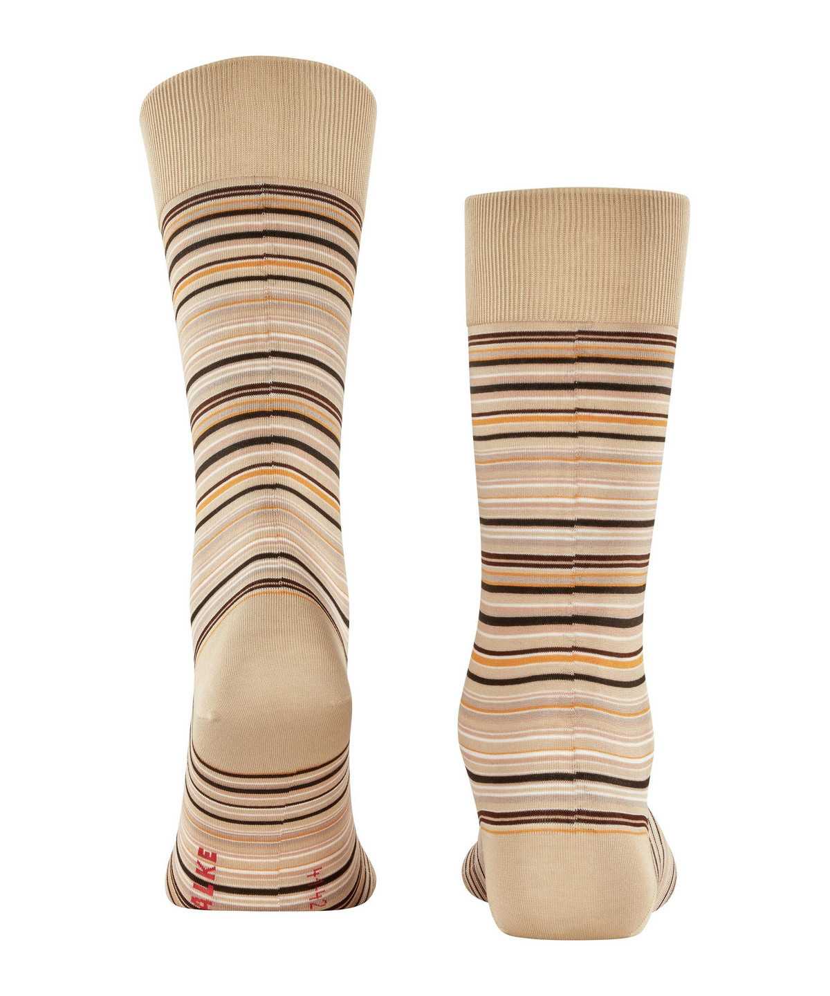 Calzini Uomo Falke Microblock Socks Beige | ZVKY94310