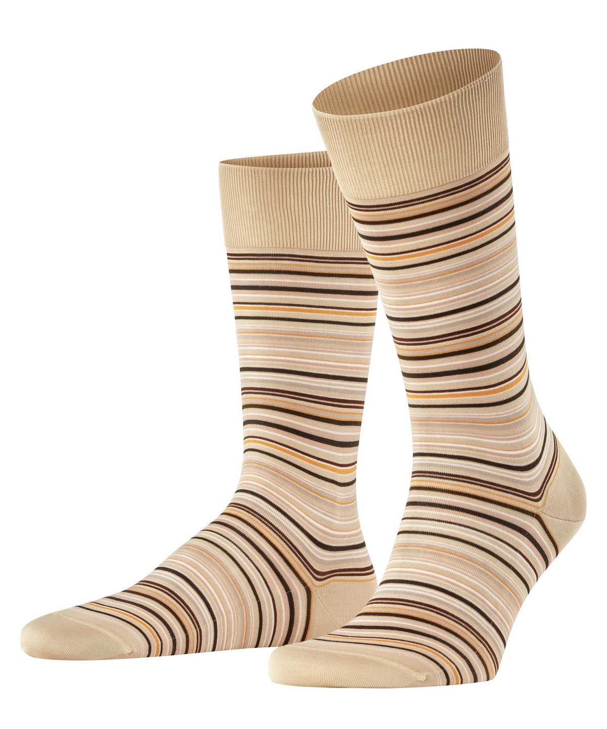 Calzini Uomo Falke Microblock Socks Beige | ZVKY94310