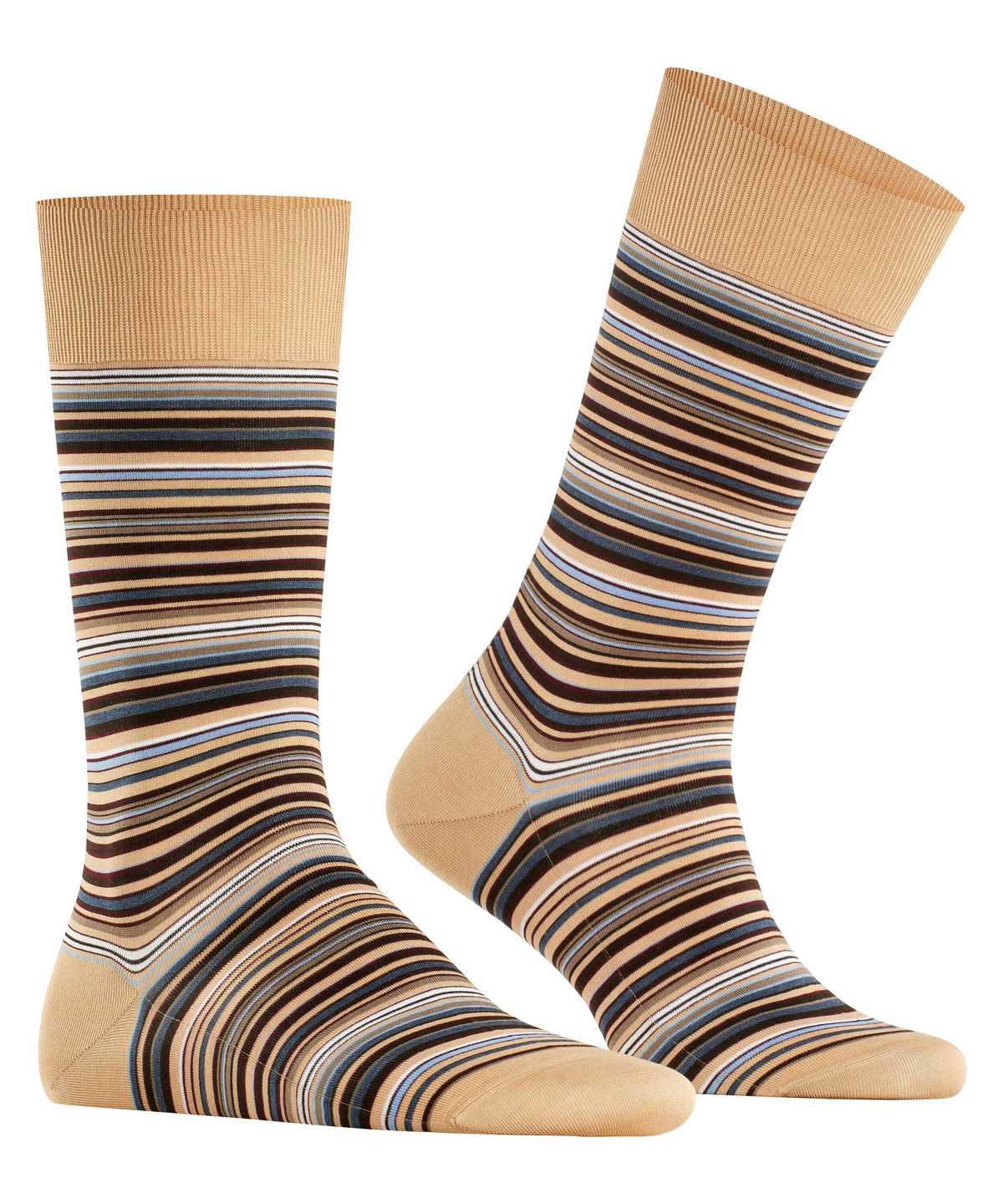 Calzini Uomo Falke Microblock Socks Beige | QDEI51947