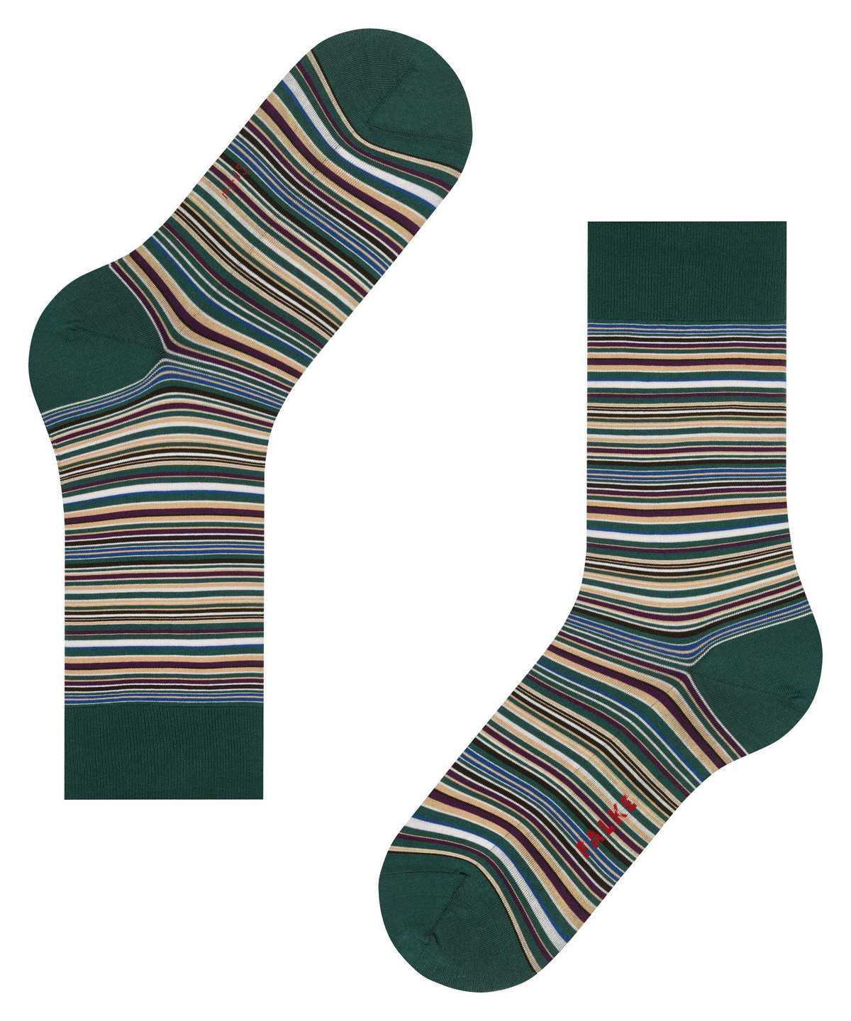 Calzini Uomo Falke Microblock Socks Verdi | WOEC76452