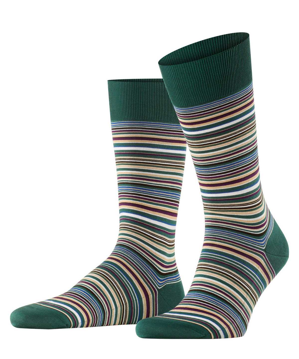 Calzini Uomo Falke Microblock Socks Verdi | WOEC76452