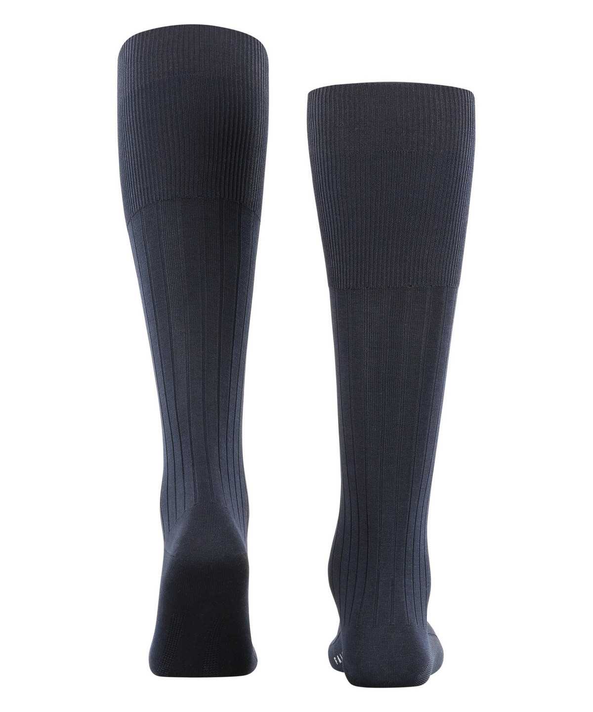 Calzini Uomo Falke Milano Knee-high Socks Blu | GIQD37815