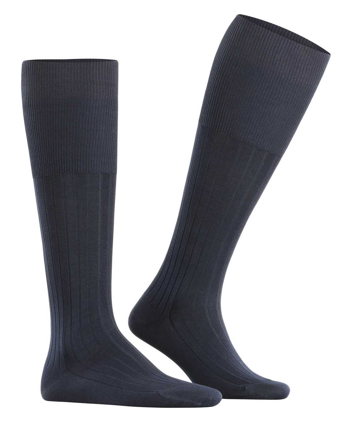 Calzini Uomo Falke Milano Knee-high Socks Blu | GIQD37815