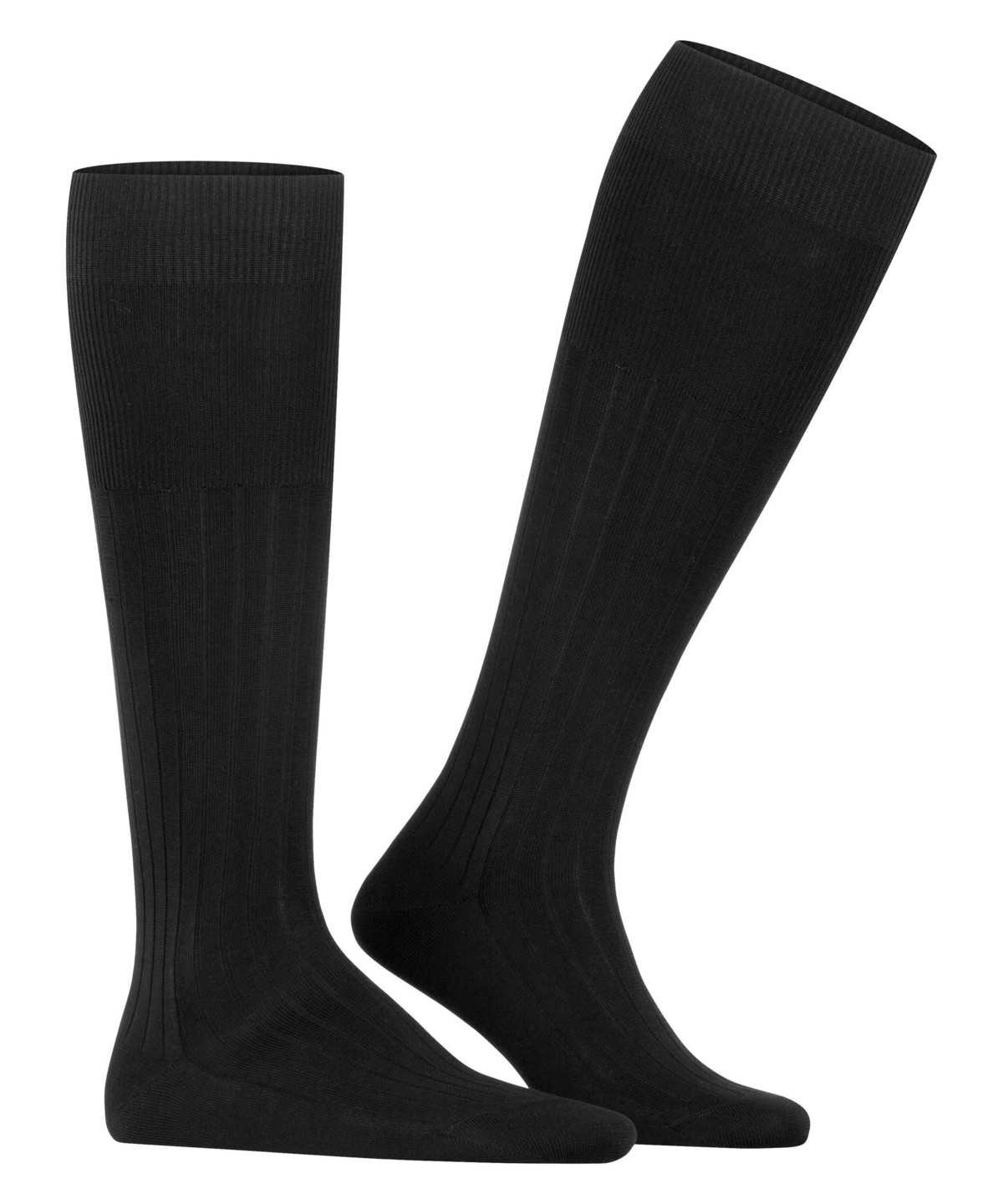 Calzini Uomo Falke Milano Knee-high Socks Nere | UGVZ19687