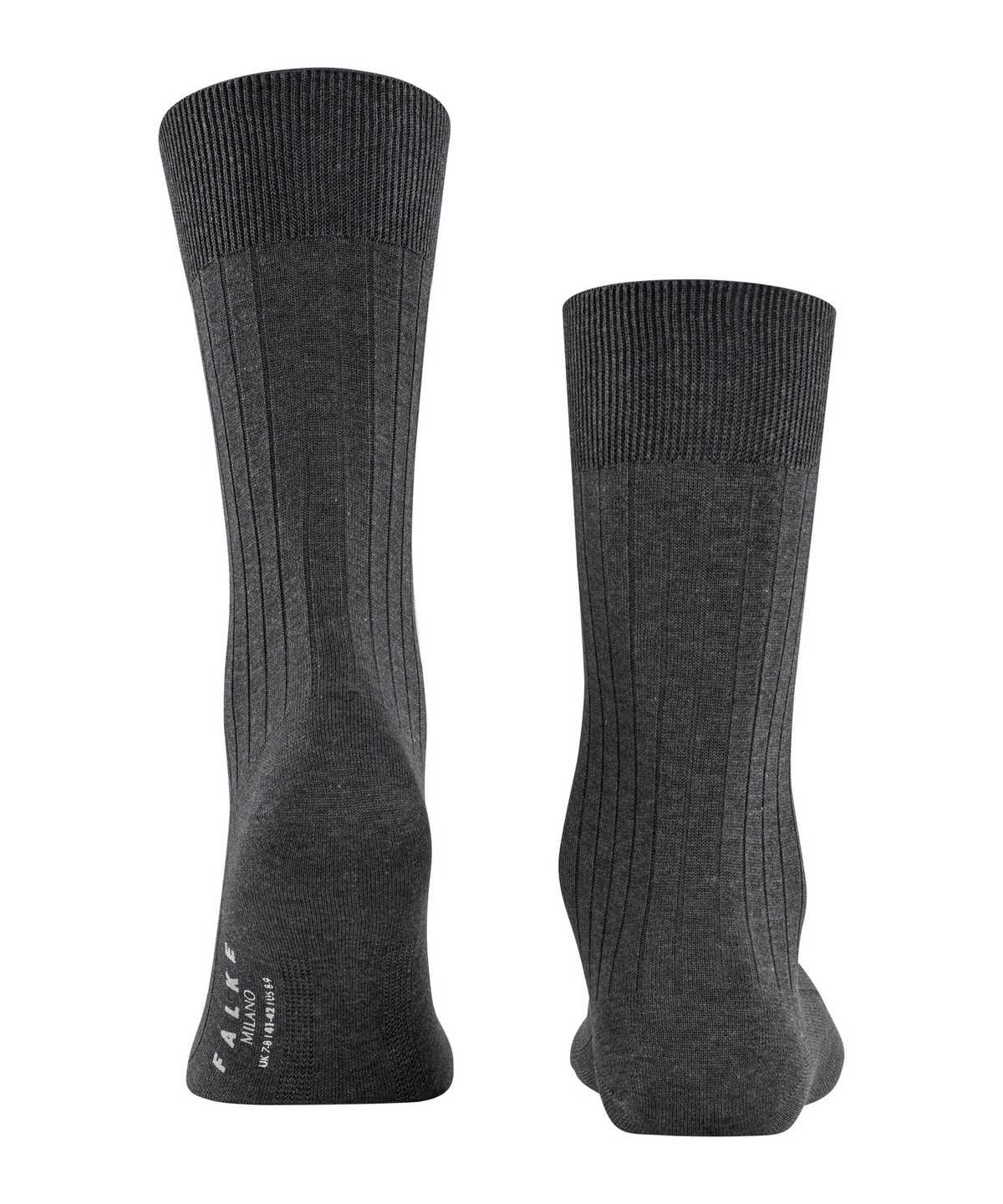 Calzini Uomo Falke Milano Socks Grigie | EUSQ19065