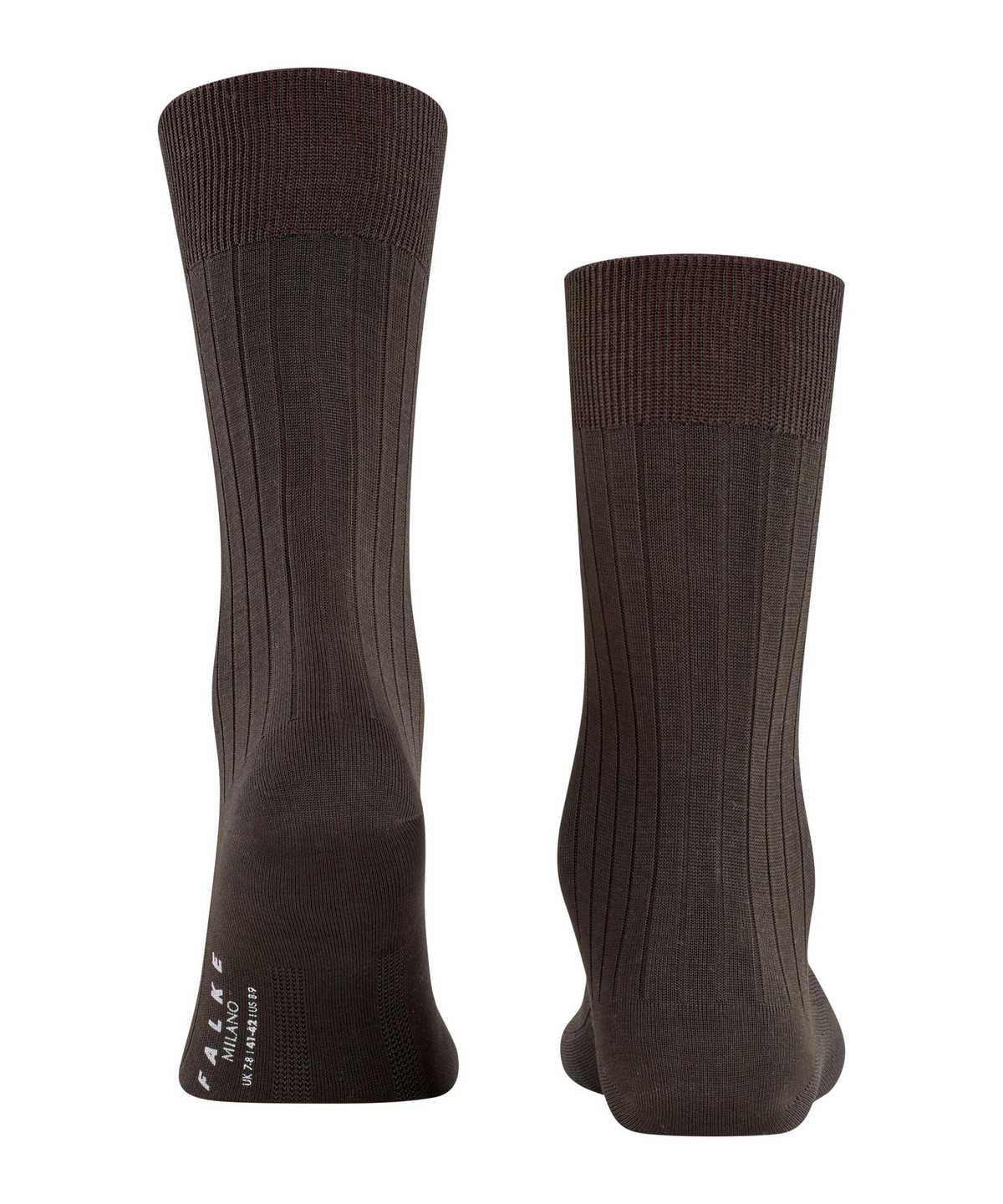 Calzini Uomo Falke Milano Socks Marroni | EUHJ94138