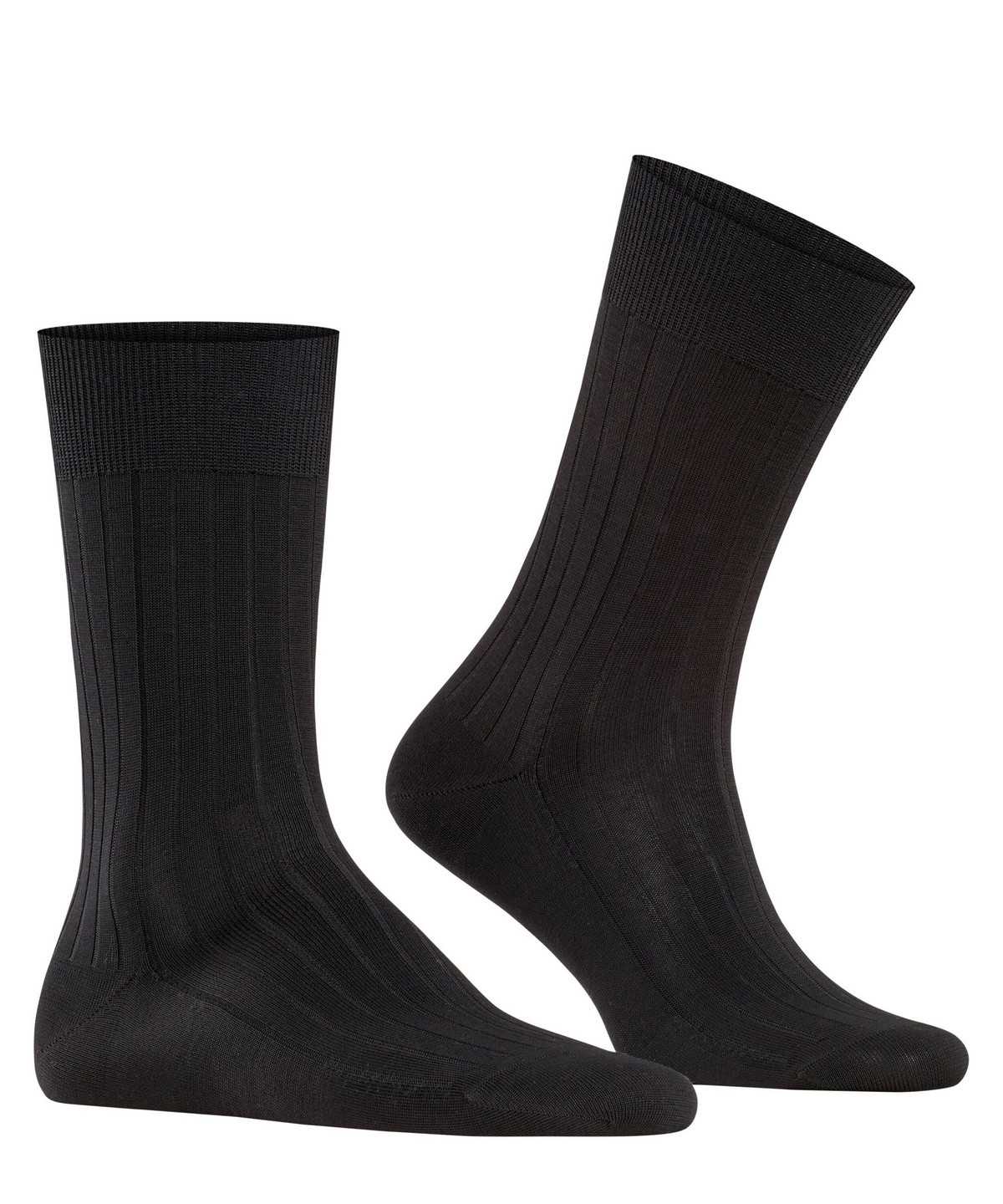 Calzini Uomo Falke Milano Socks Nere | WCGA39016