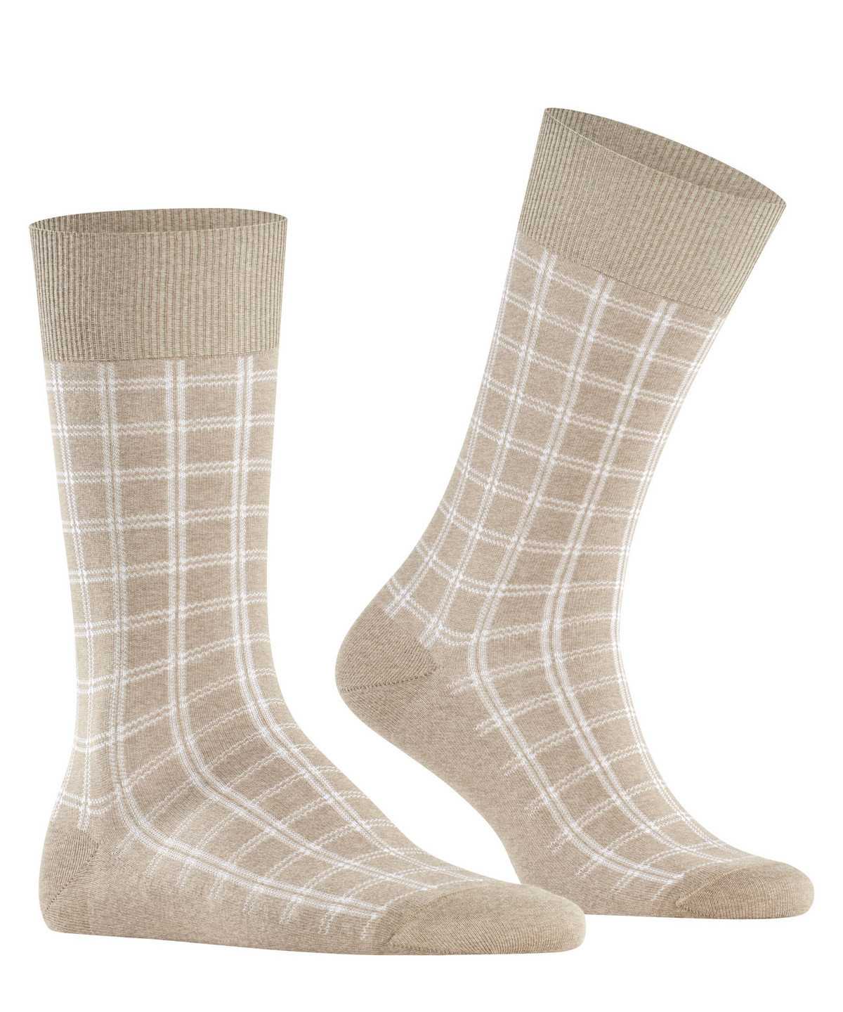 Calzini Uomo Falke Modern Tailor Socks Beige | TSQE37802