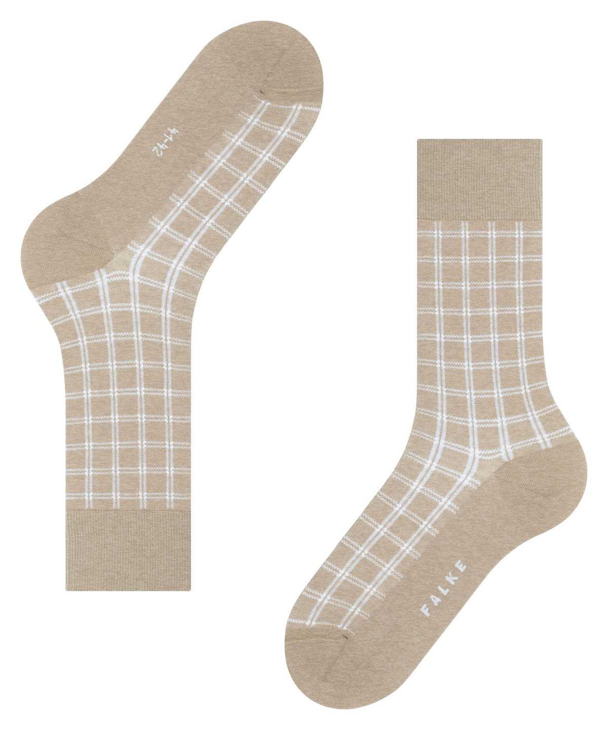 Calzini Uomo Falke Modern Tailor Socks Beige | TSQE37802