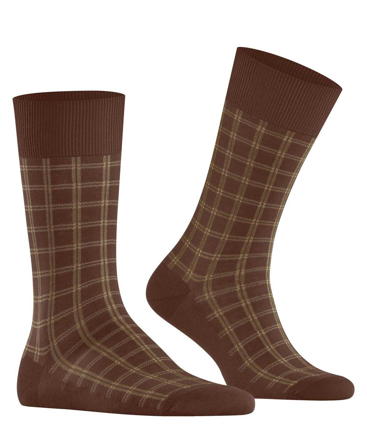 Calzini Uomo Falke Modern Tailor Socks Marroni | JCXK35872