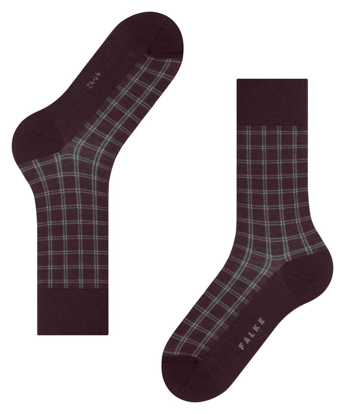 Calzini Uomo Falke Modern Tailor Socks Rosse | NEHR02561