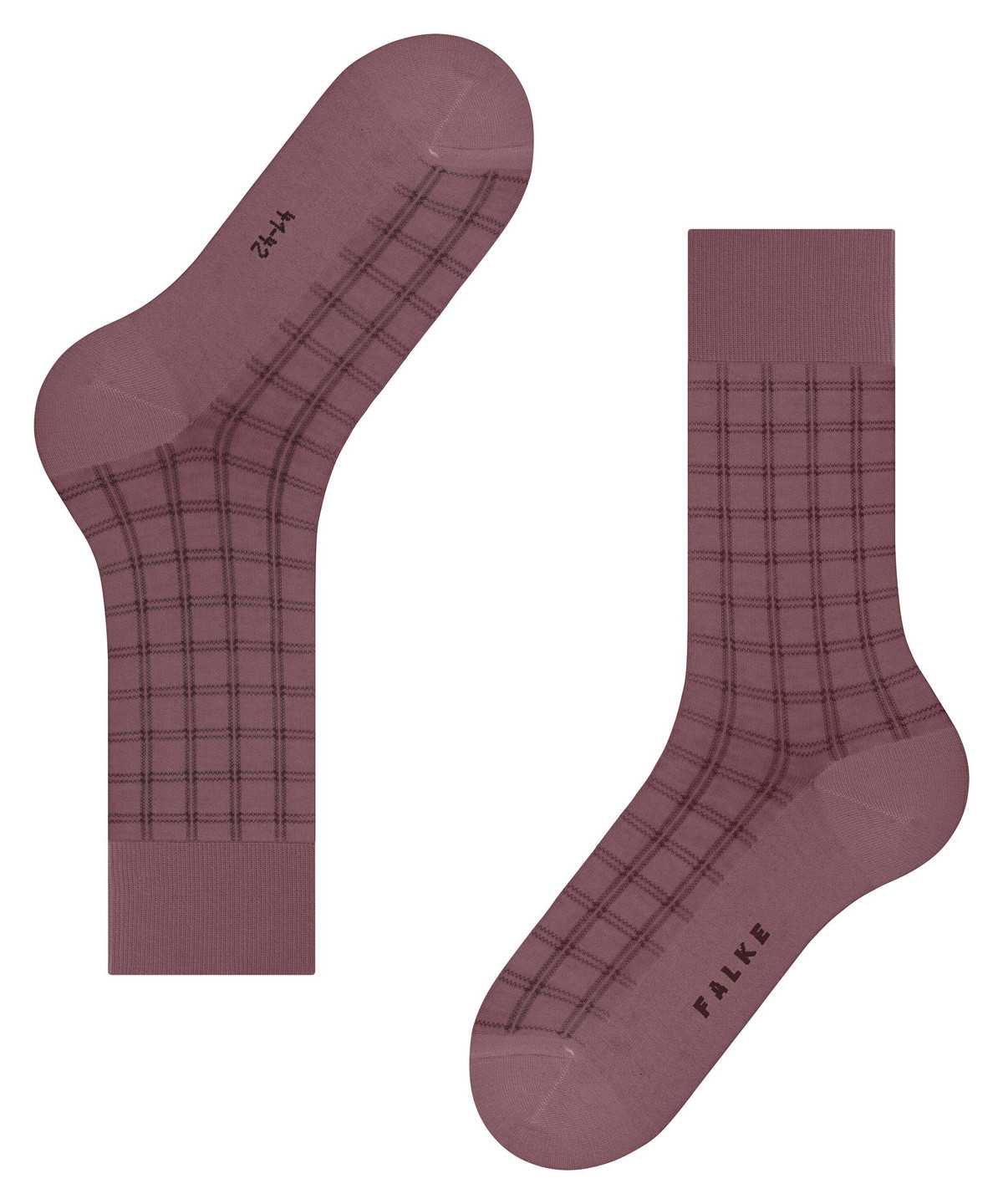 Calzini Uomo Falke Modern Tailor Socks Rosse | KDOW24807