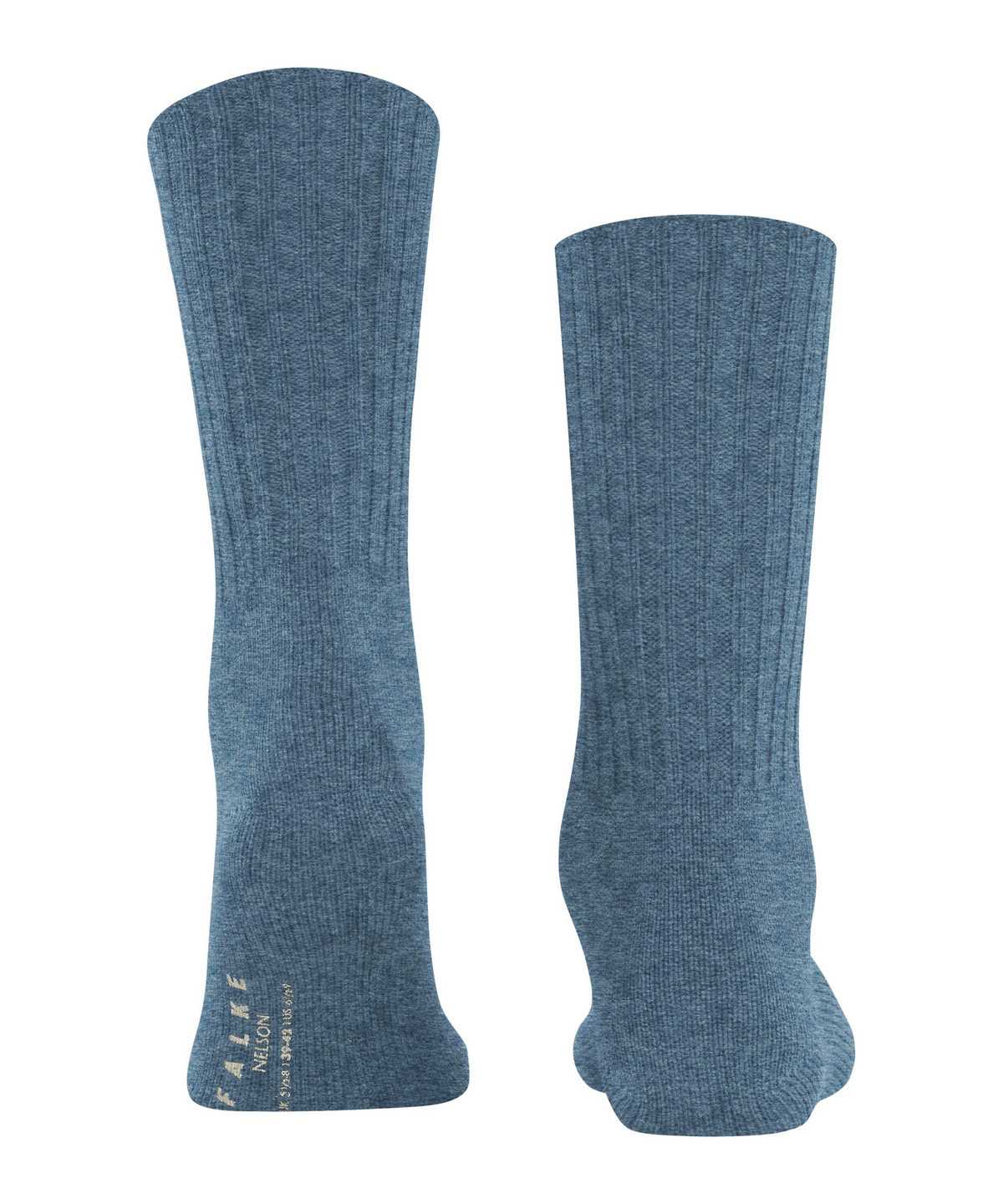 Calzini Uomo Falke Nelson Boot socks Blu | ZOFB45960