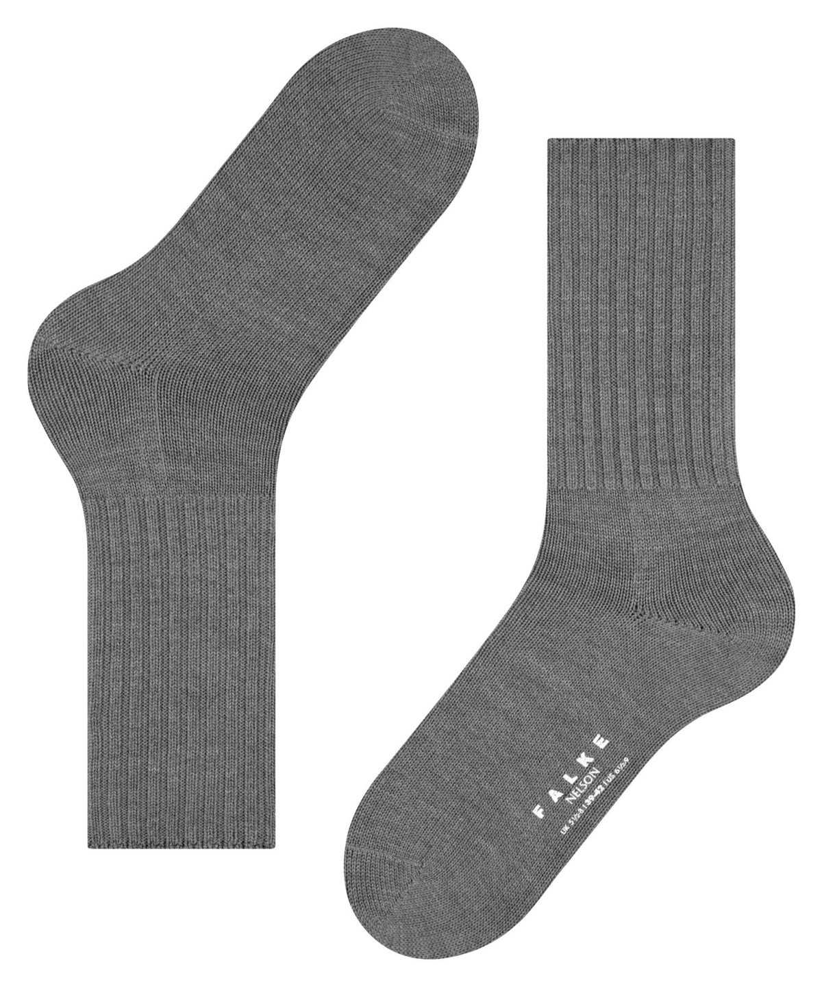 Calzini Uomo Falke Nelson Boot socks Grigie | WOJH69807