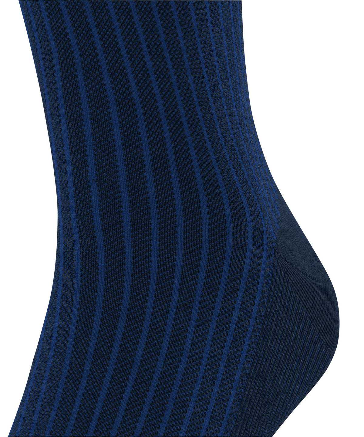 Calzini Uomo Falke Oxford Stripe Knee-high Socks Blu | JGWR51476