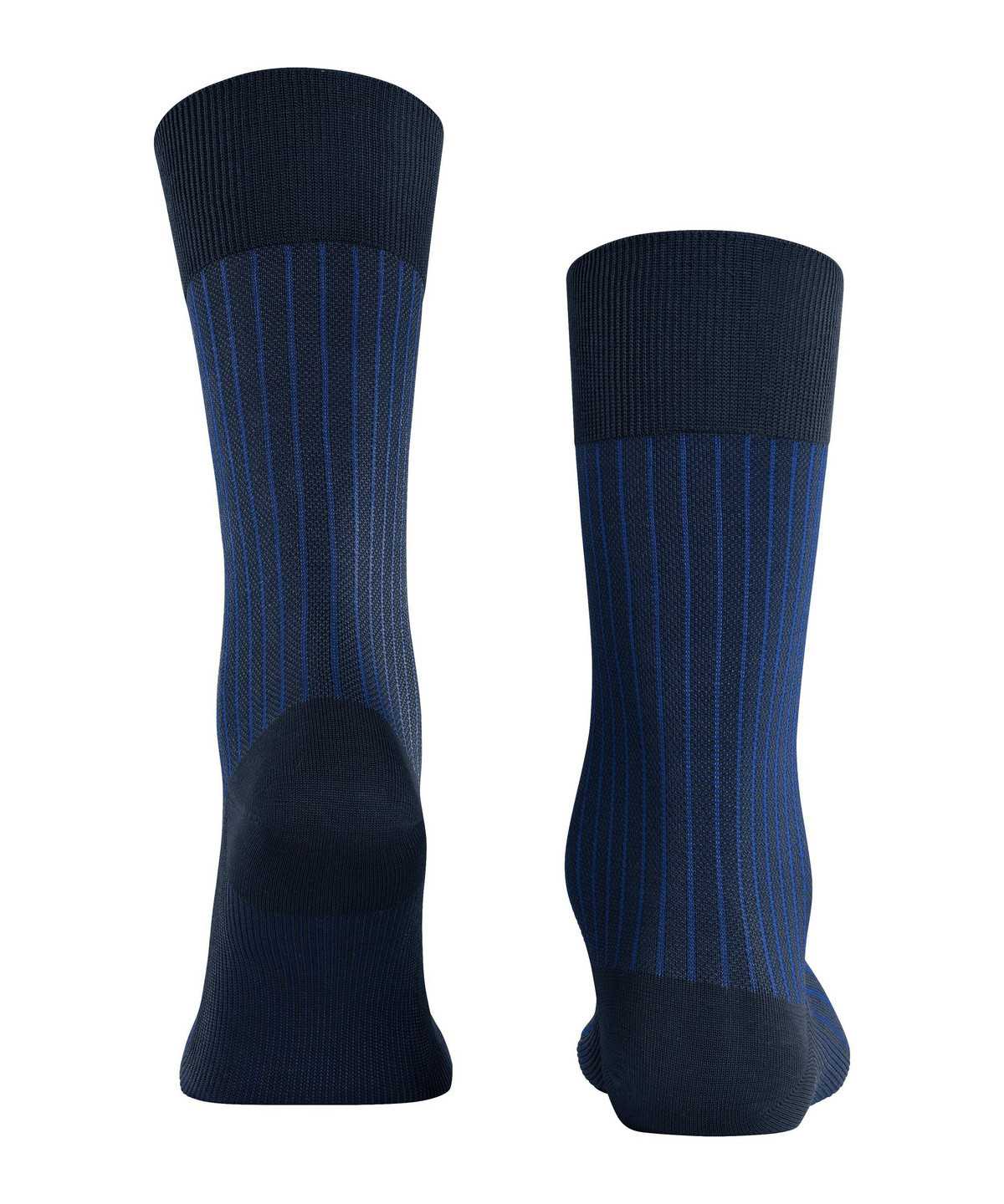 Calzini Uomo Falke Oxford Stripe Socks Blu | HMJU40235