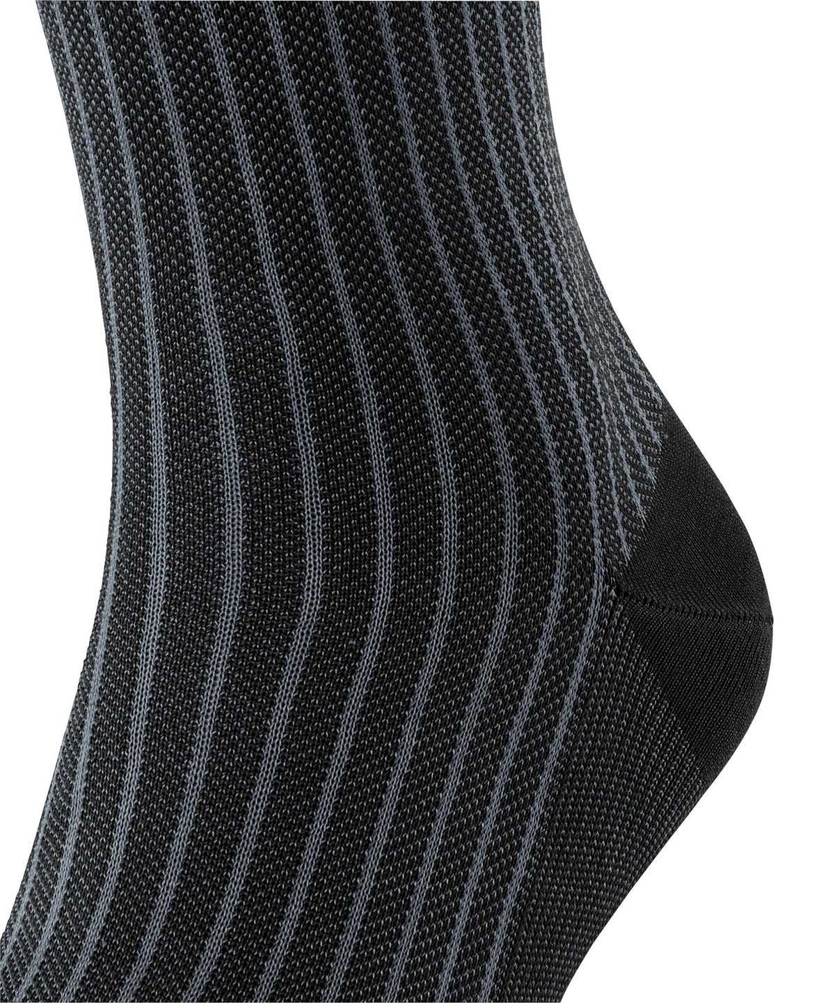 Calzini Uomo Falke Oxford Stripe Socks Nere | YEQN49638