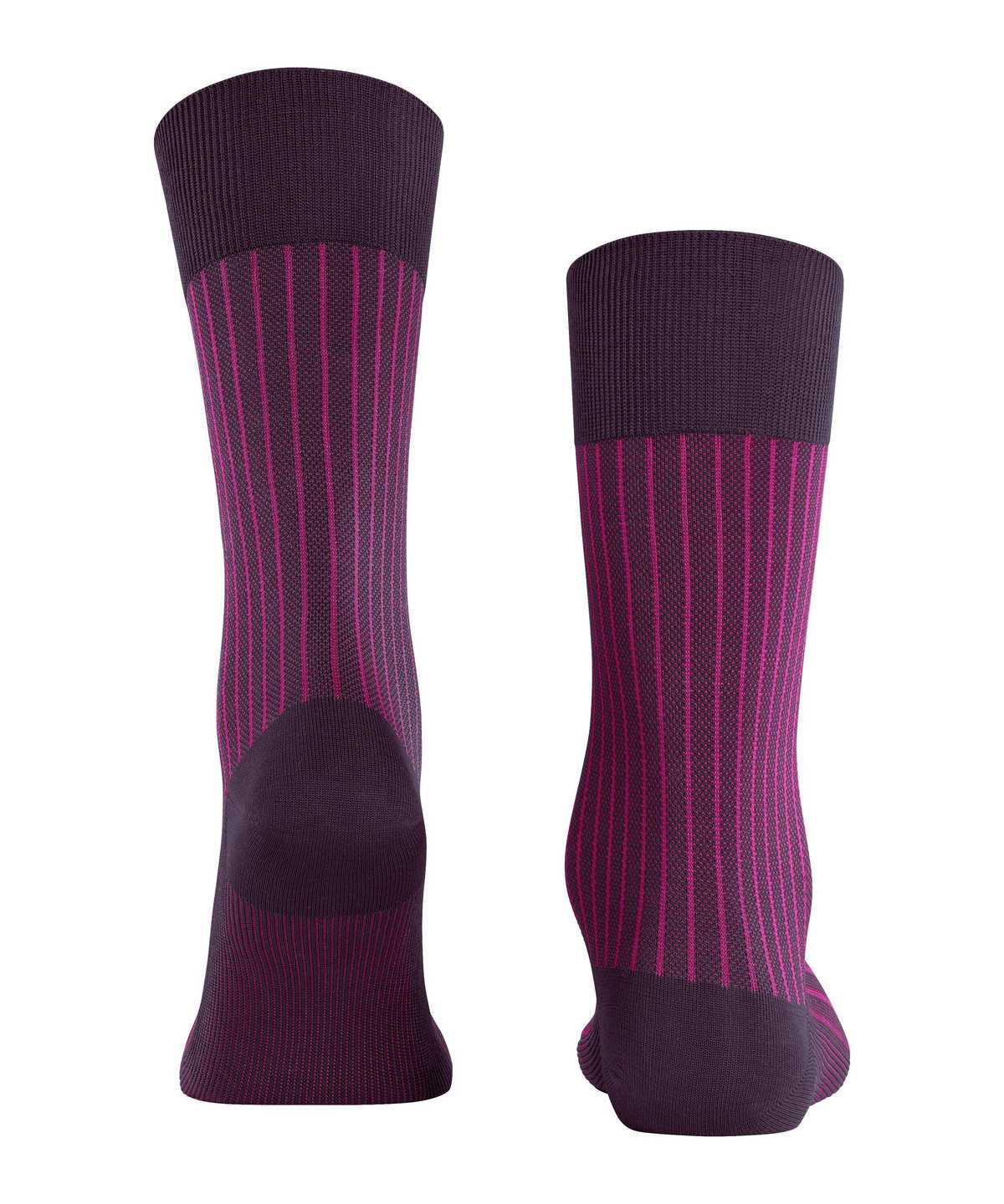 Calzini Uomo Falke Oxford Stripe Socks Viola | WENI13075