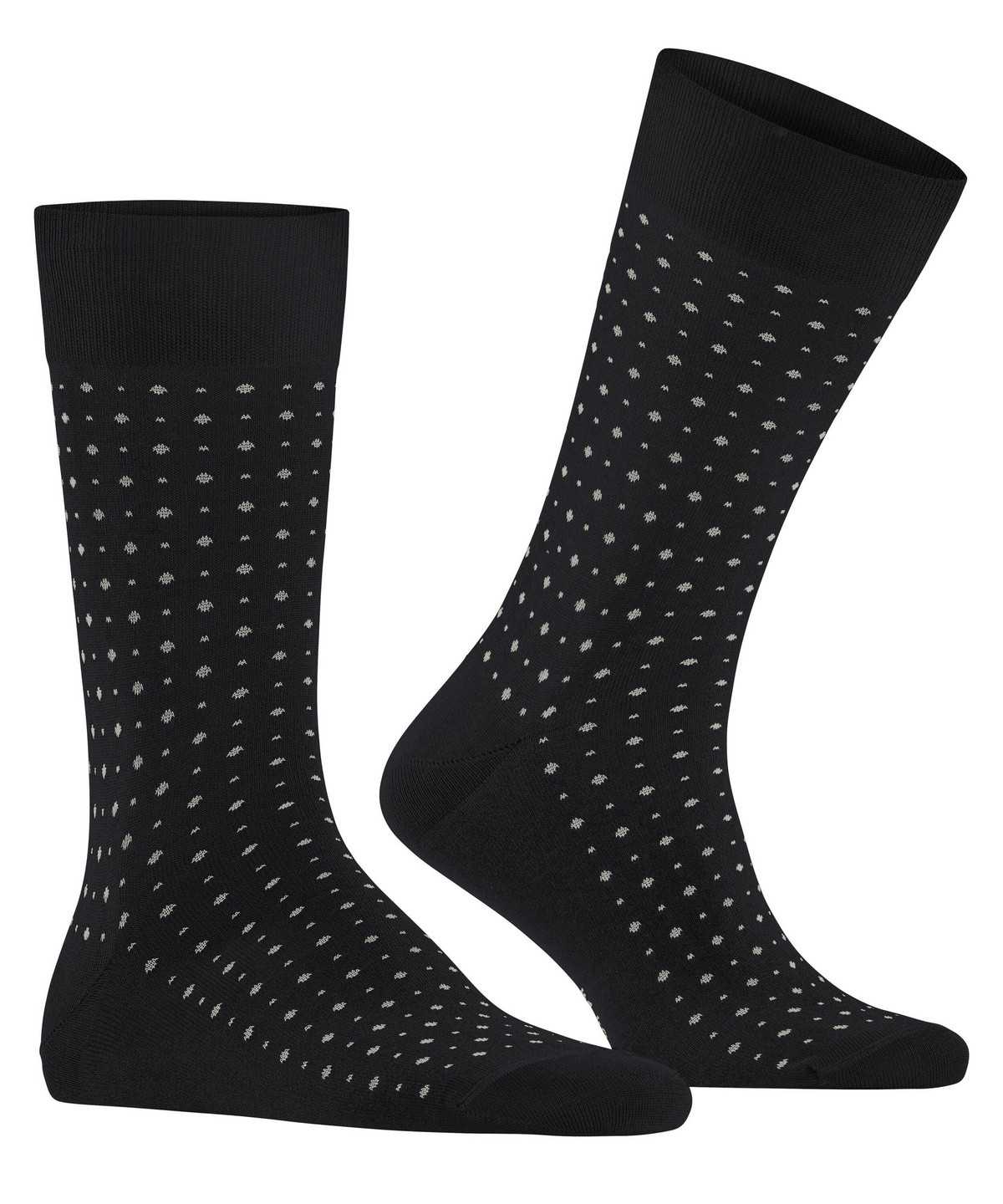 Calzini Uomo Falke Polished Dot Socks Nere | FGOA62485