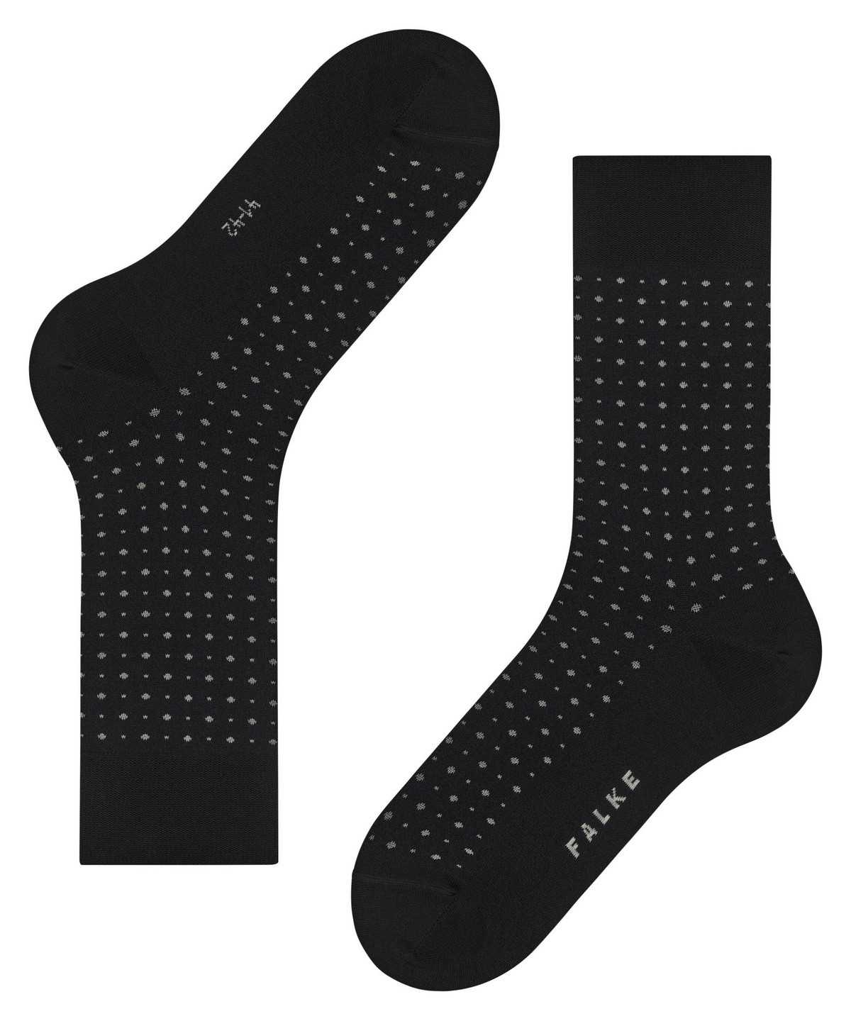 Calzini Uomo Falke Polished Dot Socks Nere | FGOA62485