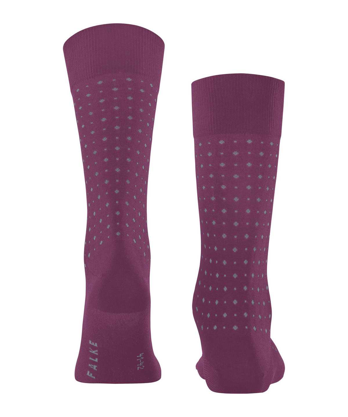 Calzini Uomo Falke Polished Dot Socks Viola | NPIW23546