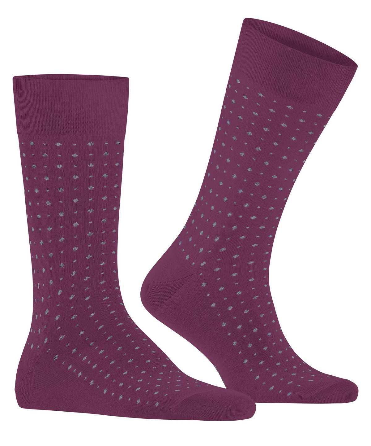 Calzini Uomo Falke Polished Dot Socks Viola | NPIW23546